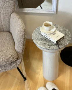 Tavolino FALCON Metallo Beige
