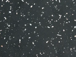 Tavolino FALIRO 37 cm 37 cm Effetto terrazzo Terrazzo Nero