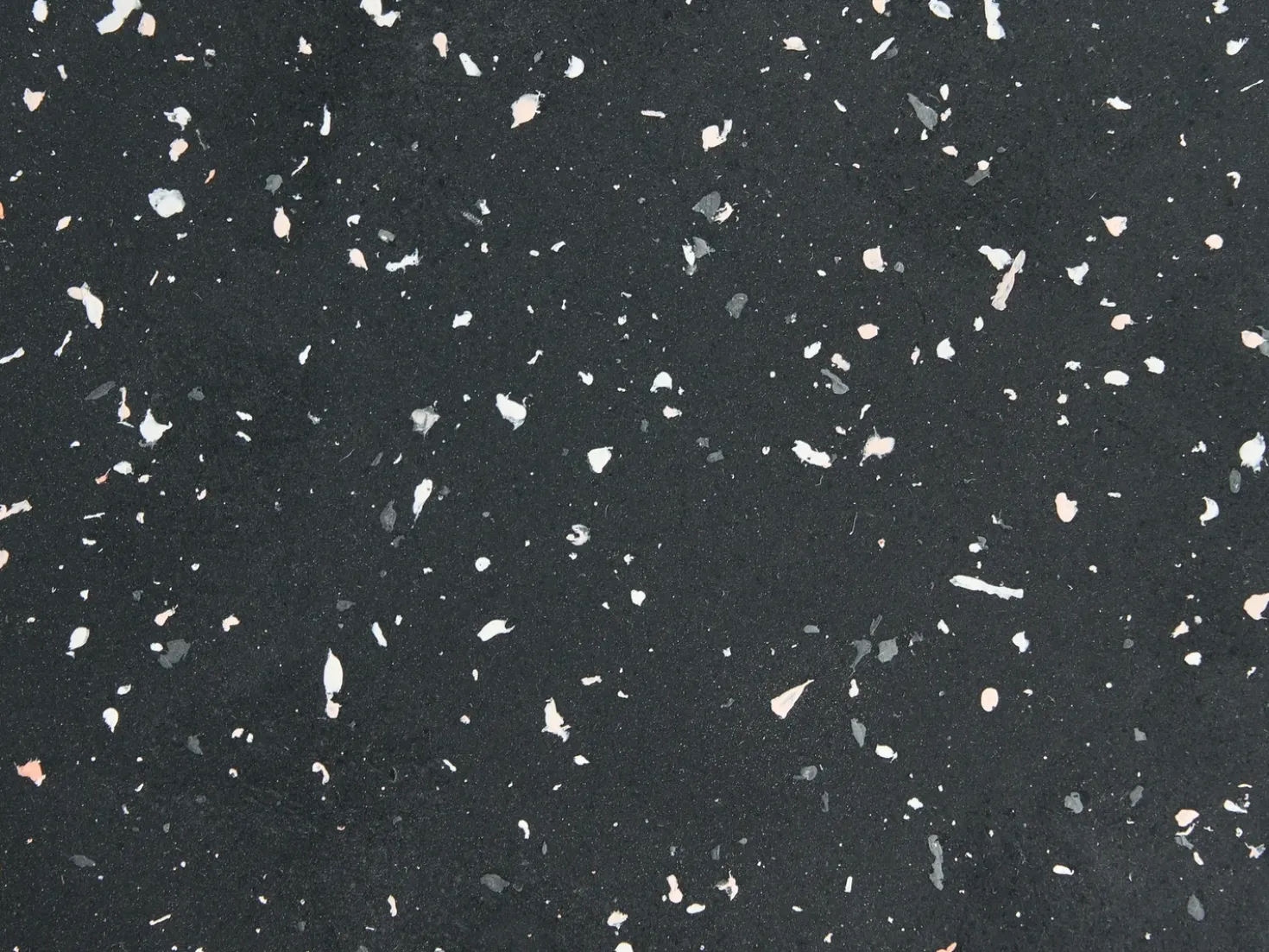 Tavolino FALIRO 37 cm 37 cm Effetto terrazzo Terrazzo Nero