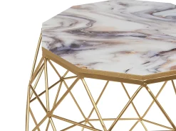 Tavolino HALSEY Oro