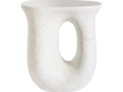 Tavolino IDRO 42 cm 28 cm Effetto terrazzo Terrazzo Bianco