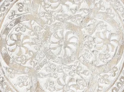 Tavolino JAMBIA Legno di mango Bianco sporco