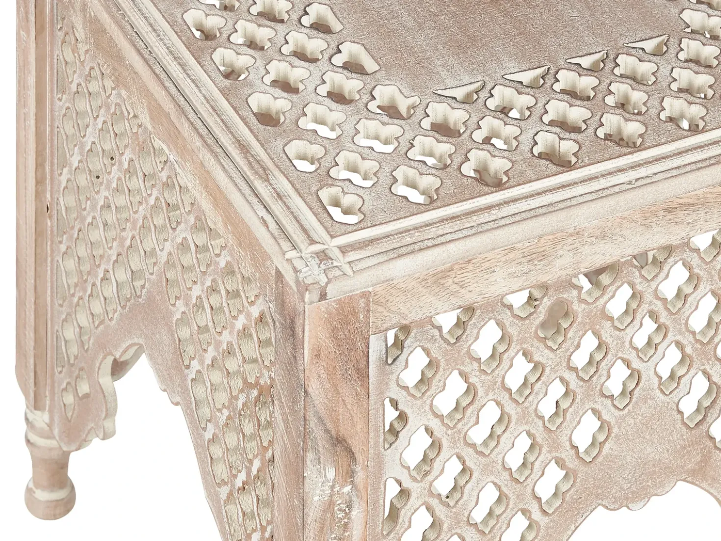 Tavolino KADMA Legno di mango Marrone chiaro
