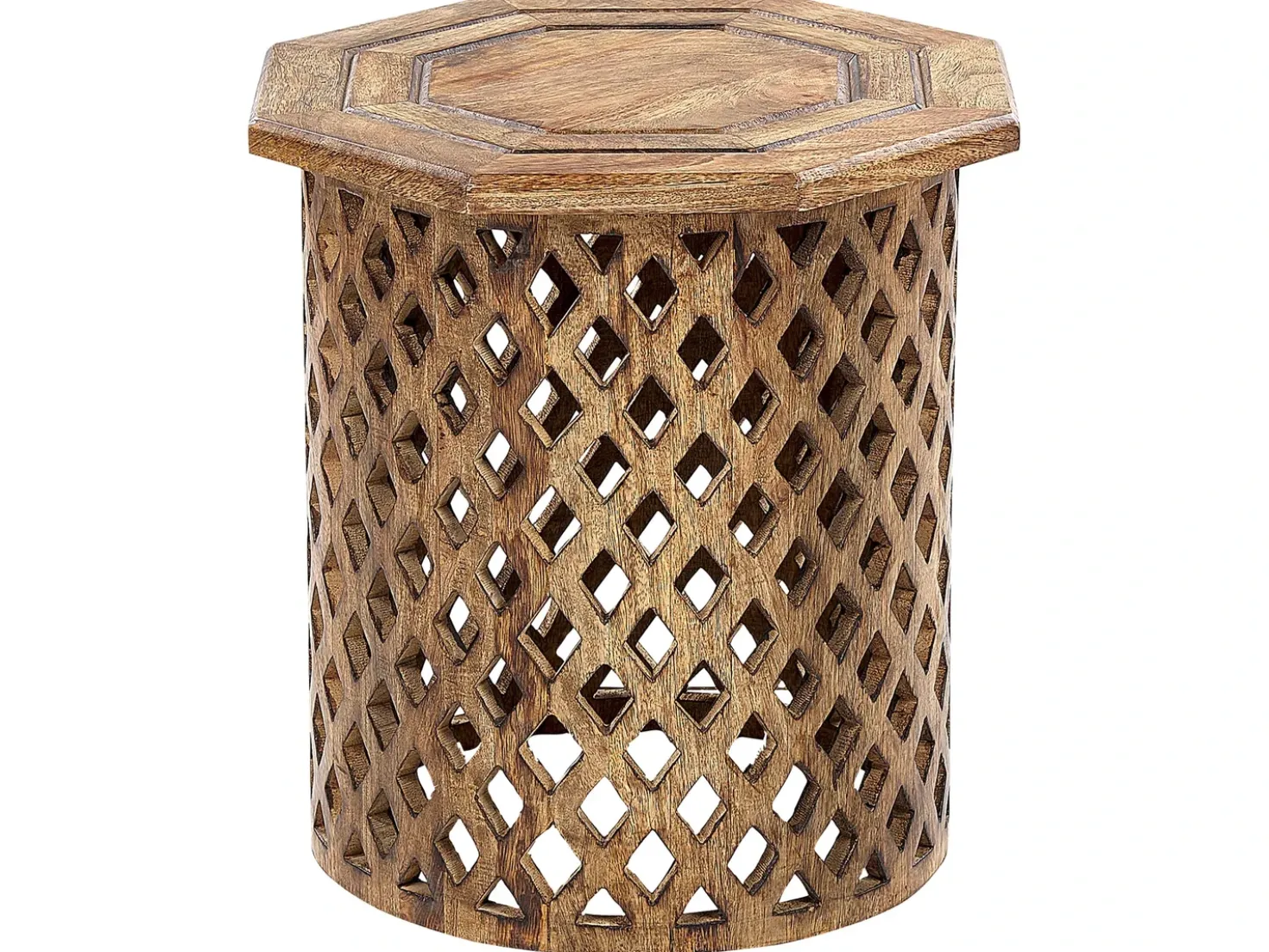 Tavolino KHANPUR Legno di mango Marrone