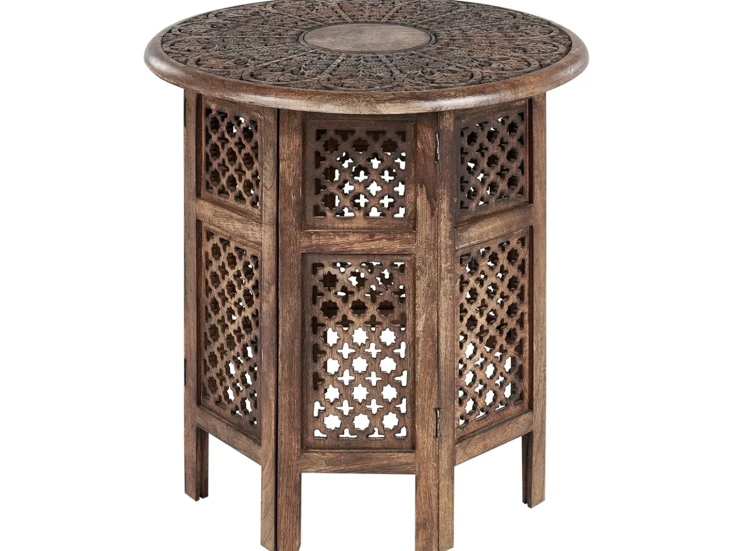Tavolino KUMALI Legno di mango Marrone