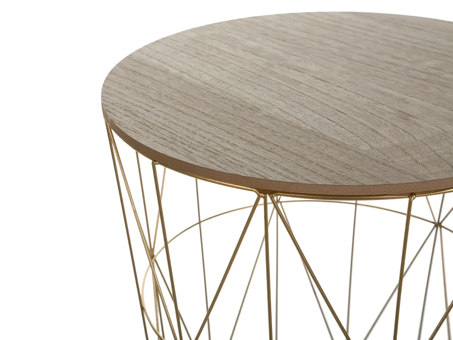 Tavolino LANARK Oro con contenitore