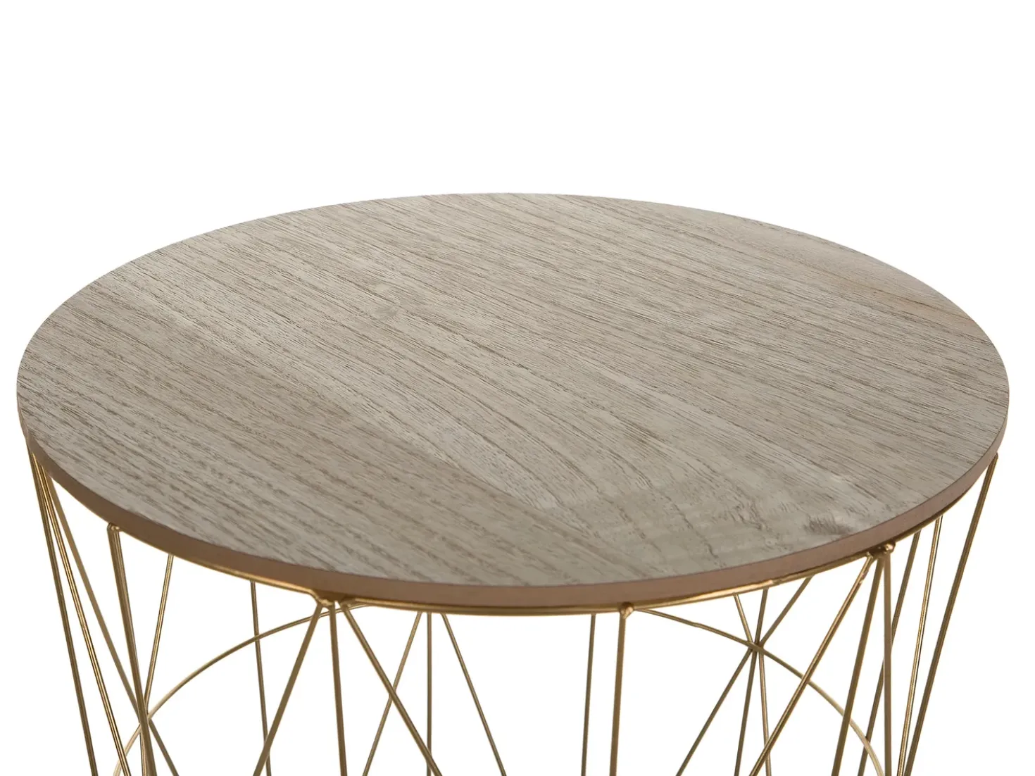 Tavolino LANARK Oro con contenitore