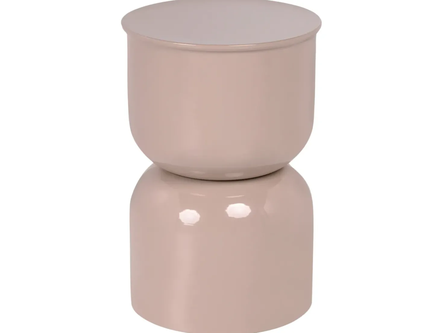Tavolino LETTA Metallo Beige chiaro