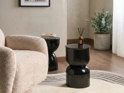 Tavolino LETTA Metallo Nero