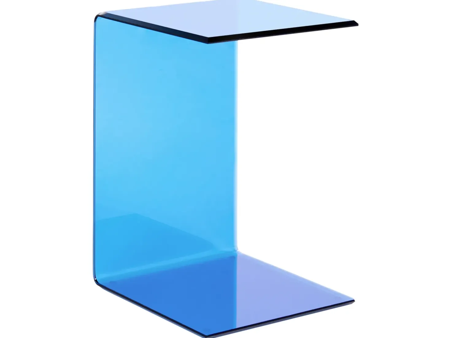 Tavolino LOURDES Vetro temperato Blu
