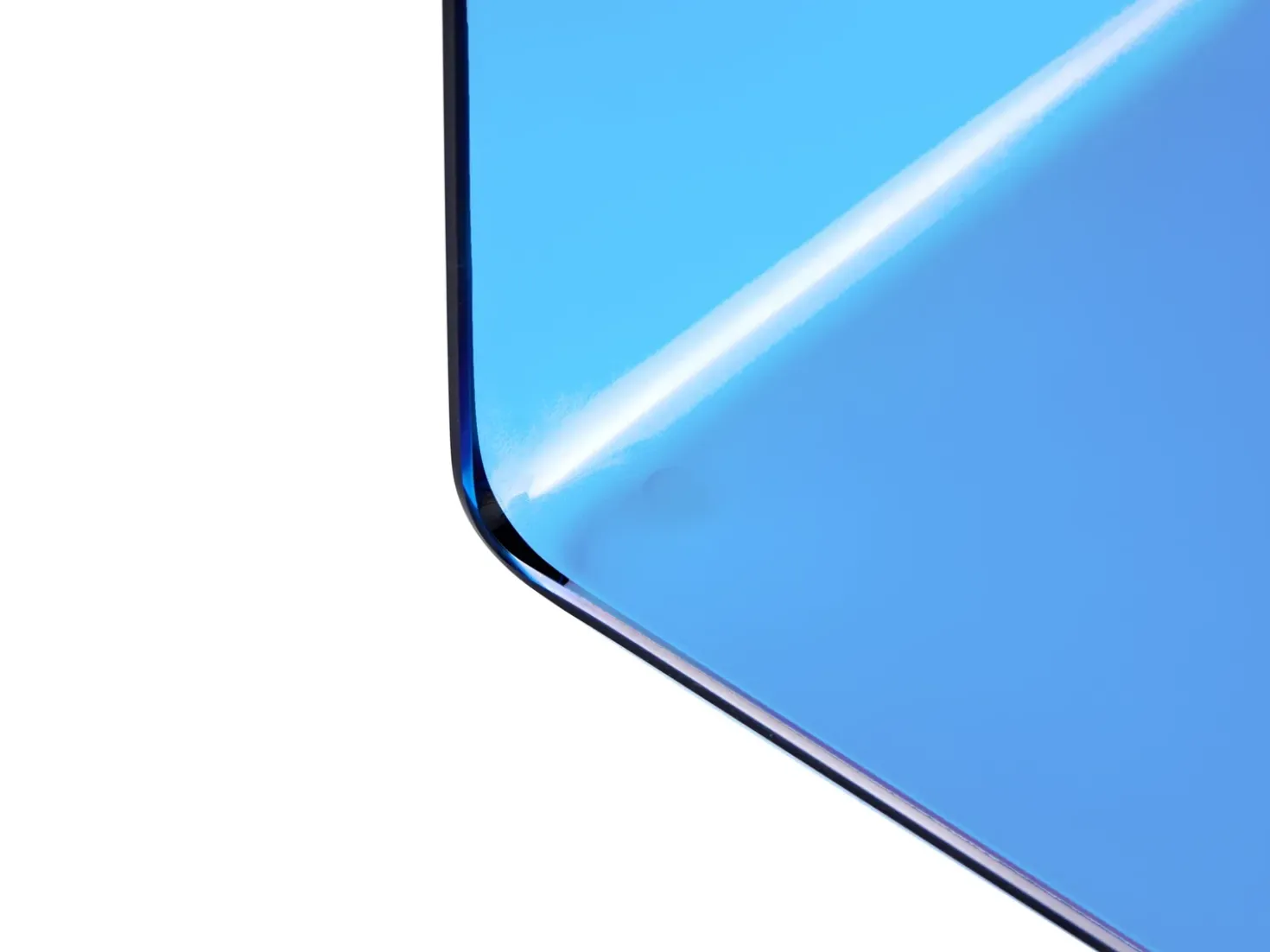 Tavolino LOURDES Vetro temperato Blu