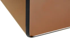 Tavolino LOURDES Vetro temperato Marrone