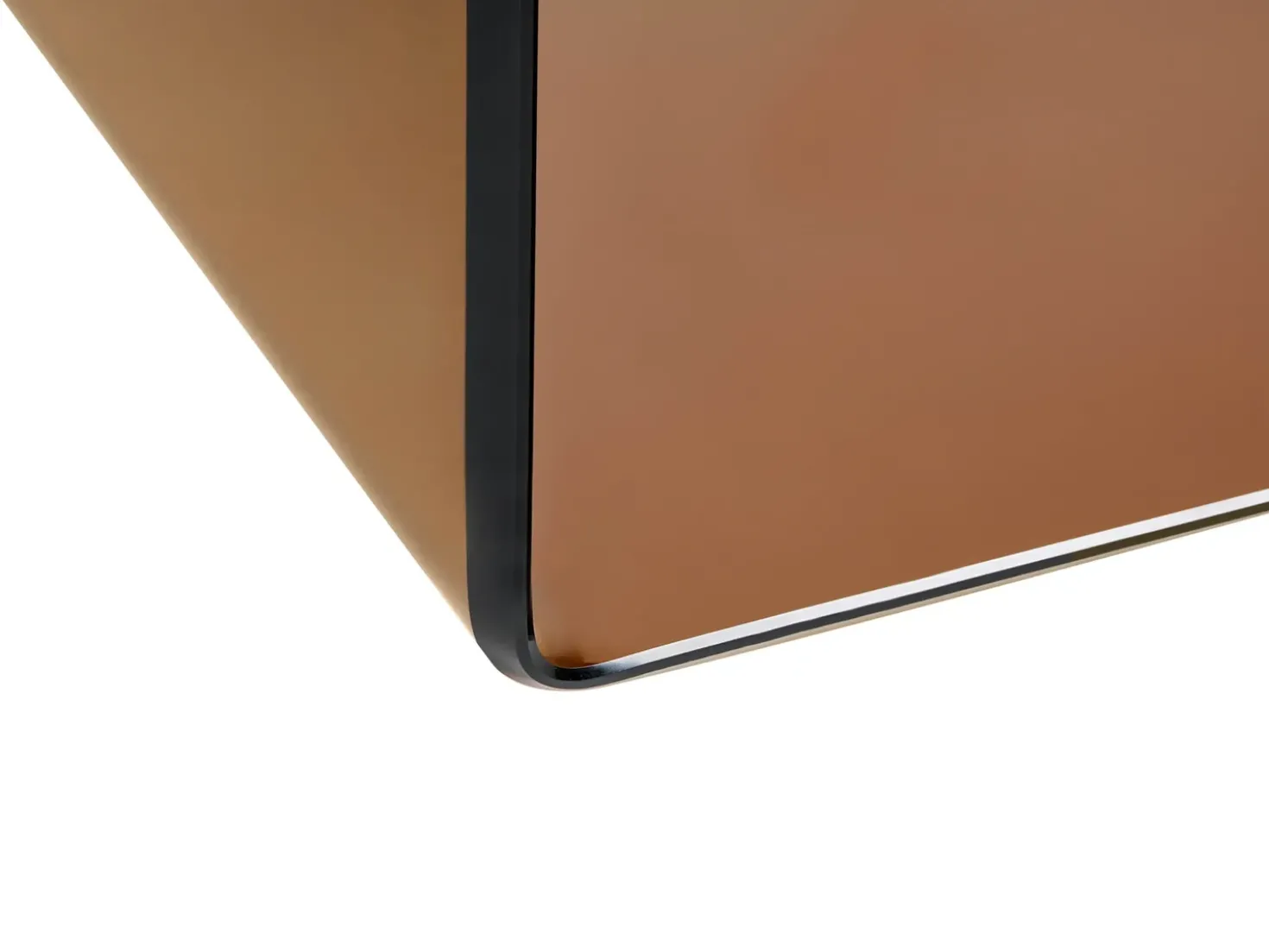 Tavolino LOURDES Vetro temperato Marrone