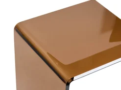 Tavolino LOURDES Vetro temperato Marrone