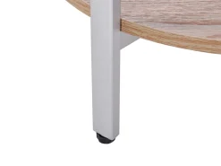 Tavolino LOVELL Vetro temperato Argento