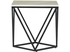 Tavolino MALIBU Marmo/Nero