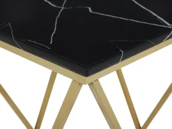 Tavolino MALIBU Nero/Oro