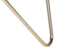 Tavolino MERIDIAN Vetro temperato Marmo/Oro
