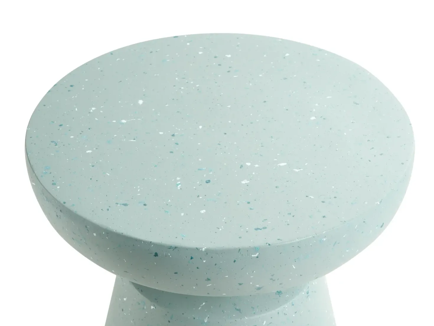 Tavolino MINCIO 45 cm 45 cm Effetto terrazzo Verde terrazzo
