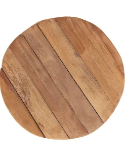 Tavolino MOVAS Legno di teak Marrone/Bianco