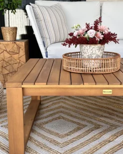 Tavolino NELSON Legno di teak Marrone