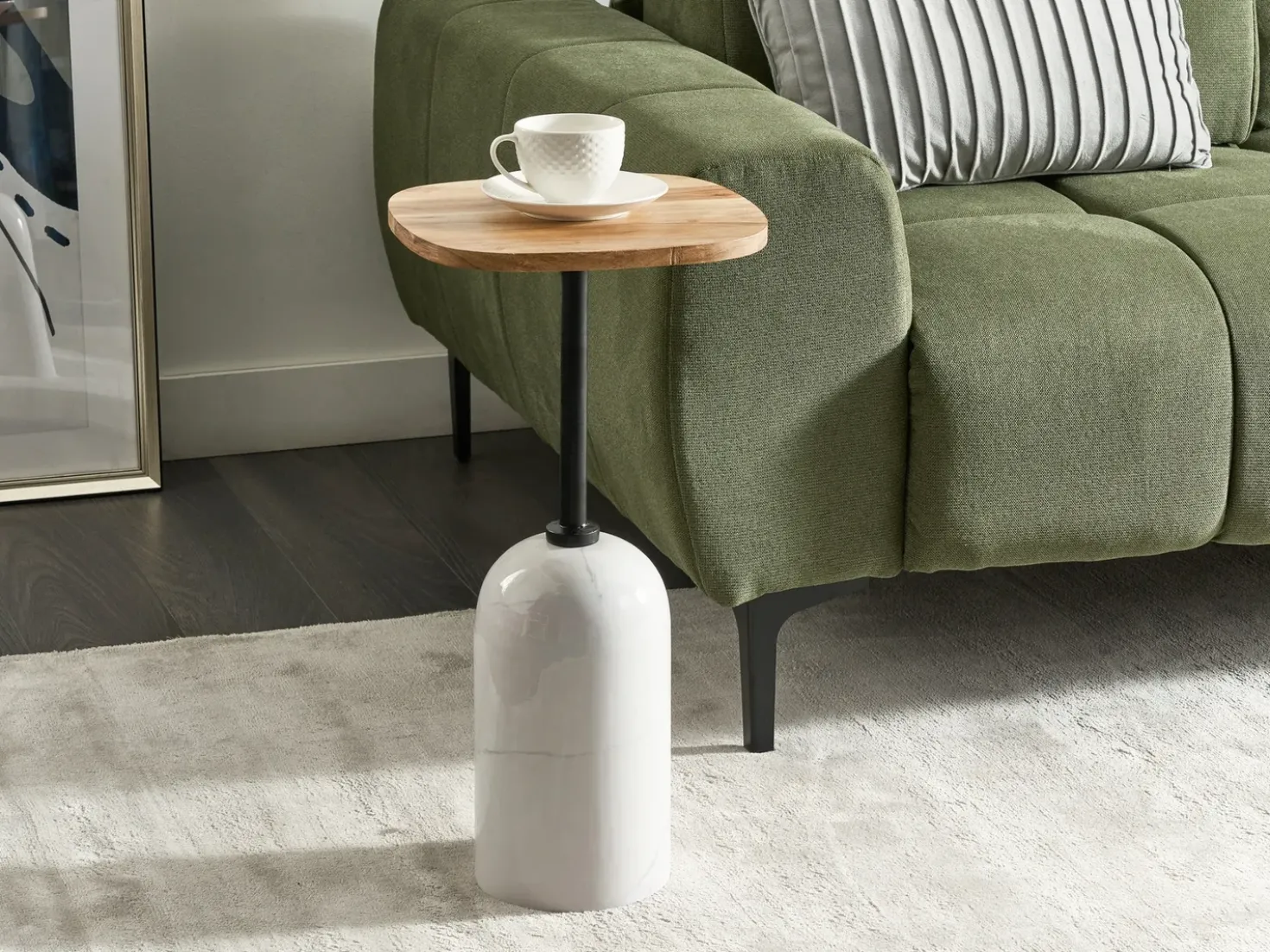 Tavolino OASIS Metallo Bianco