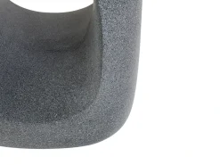 Tavolino PELMO 33 cm 33 cm Effetto marmo Grigio