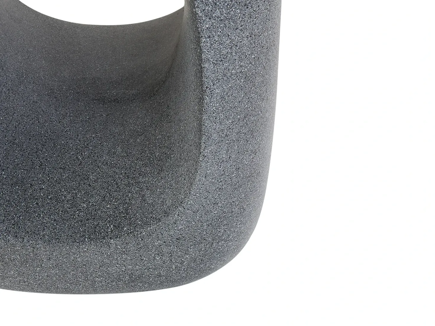 Tavolino PELMO 33 cm 33 cm Effetto marmo Grigio