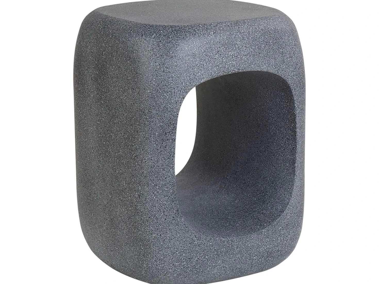 Tavolino PELMO 33 cm 33 cm Effetto marmo Grigio
