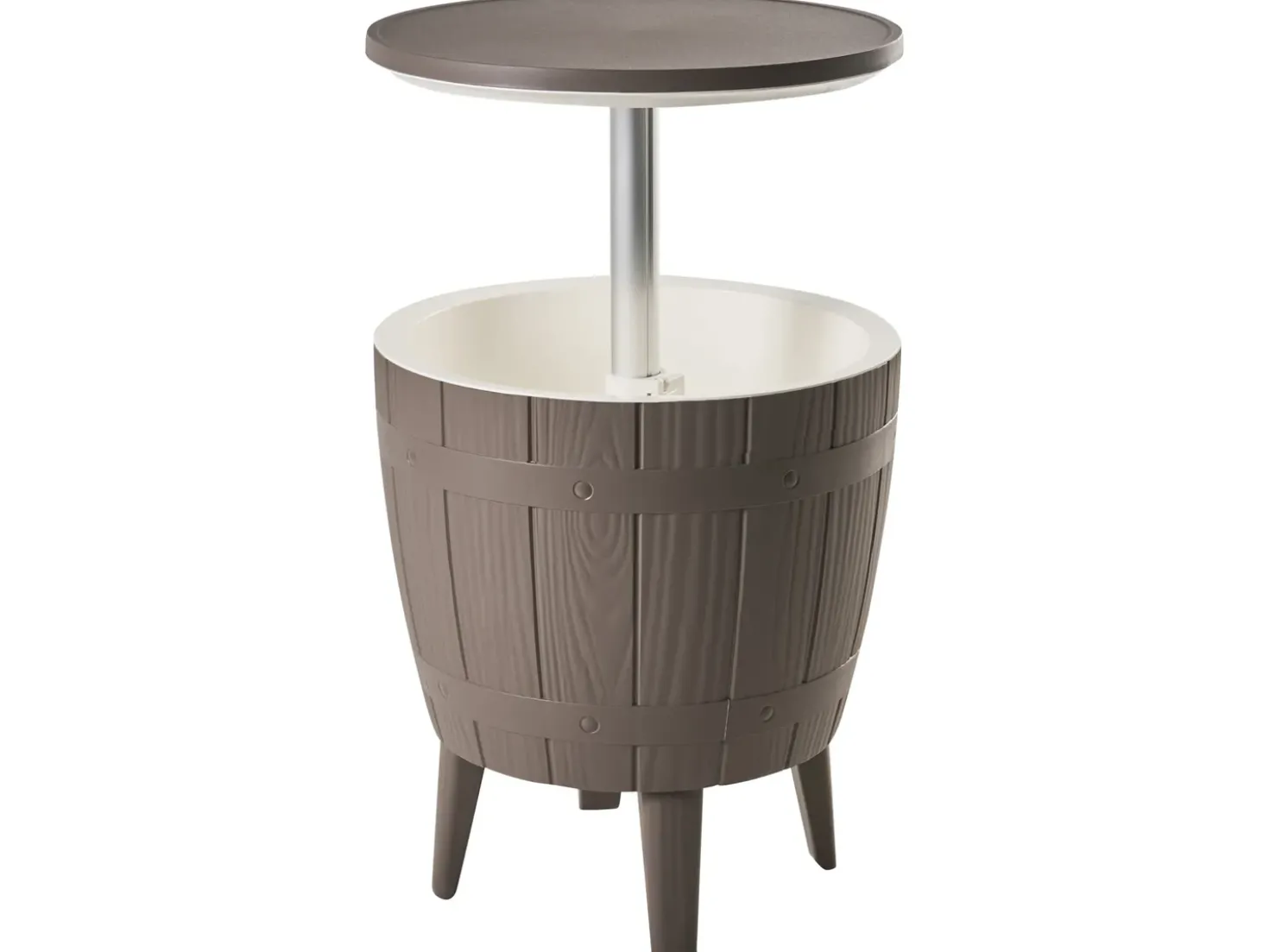 Tavolino portaghiaccio SILG 49 cm 49 cm Tortora