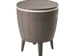 Tavolino portaghiaccio SILG 49 cm 49 cm Tortora