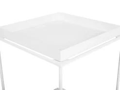 Tavolino SAXON Metallo Bianco