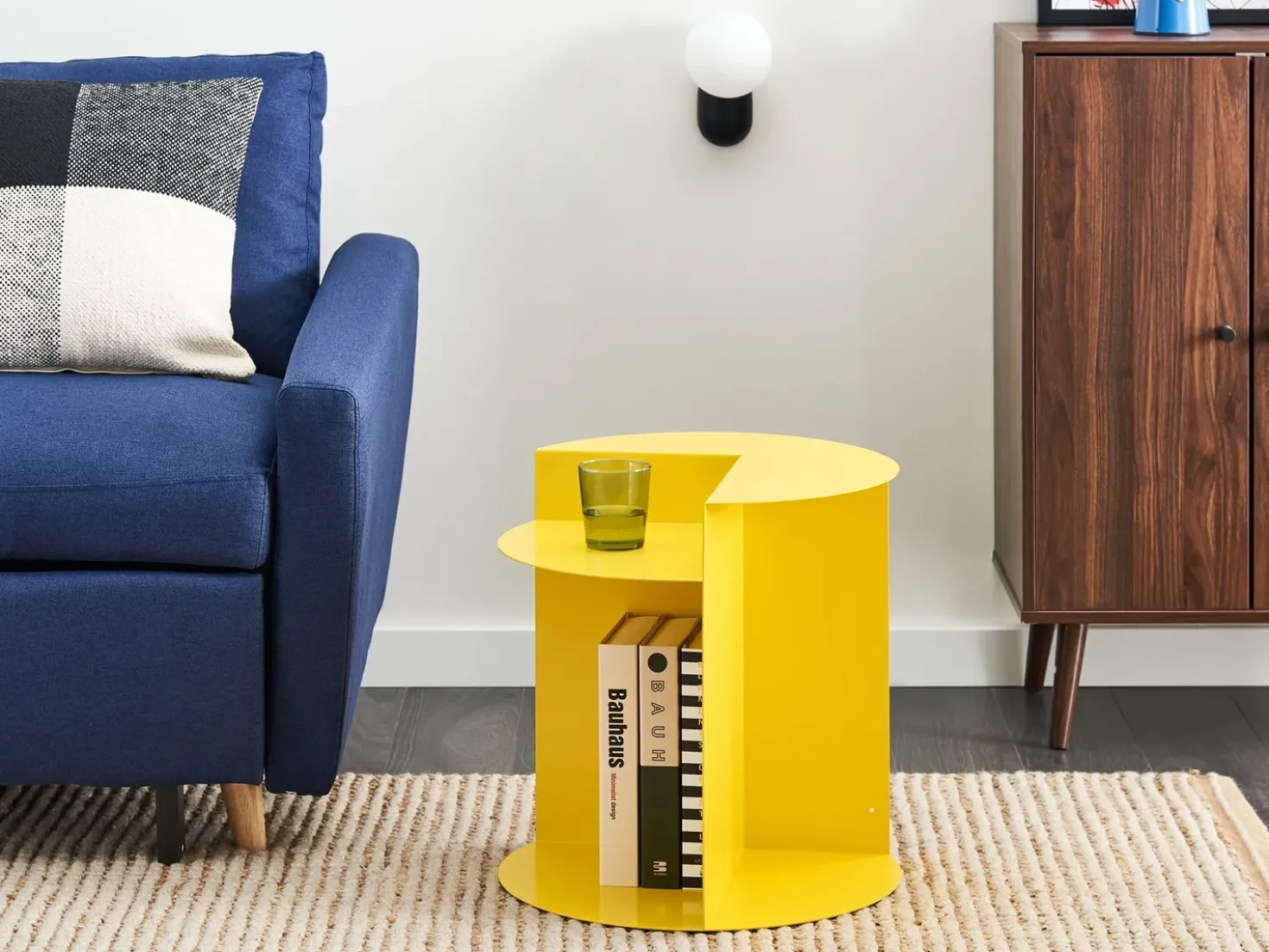 Tavolino TAGGART Metallo Giallo