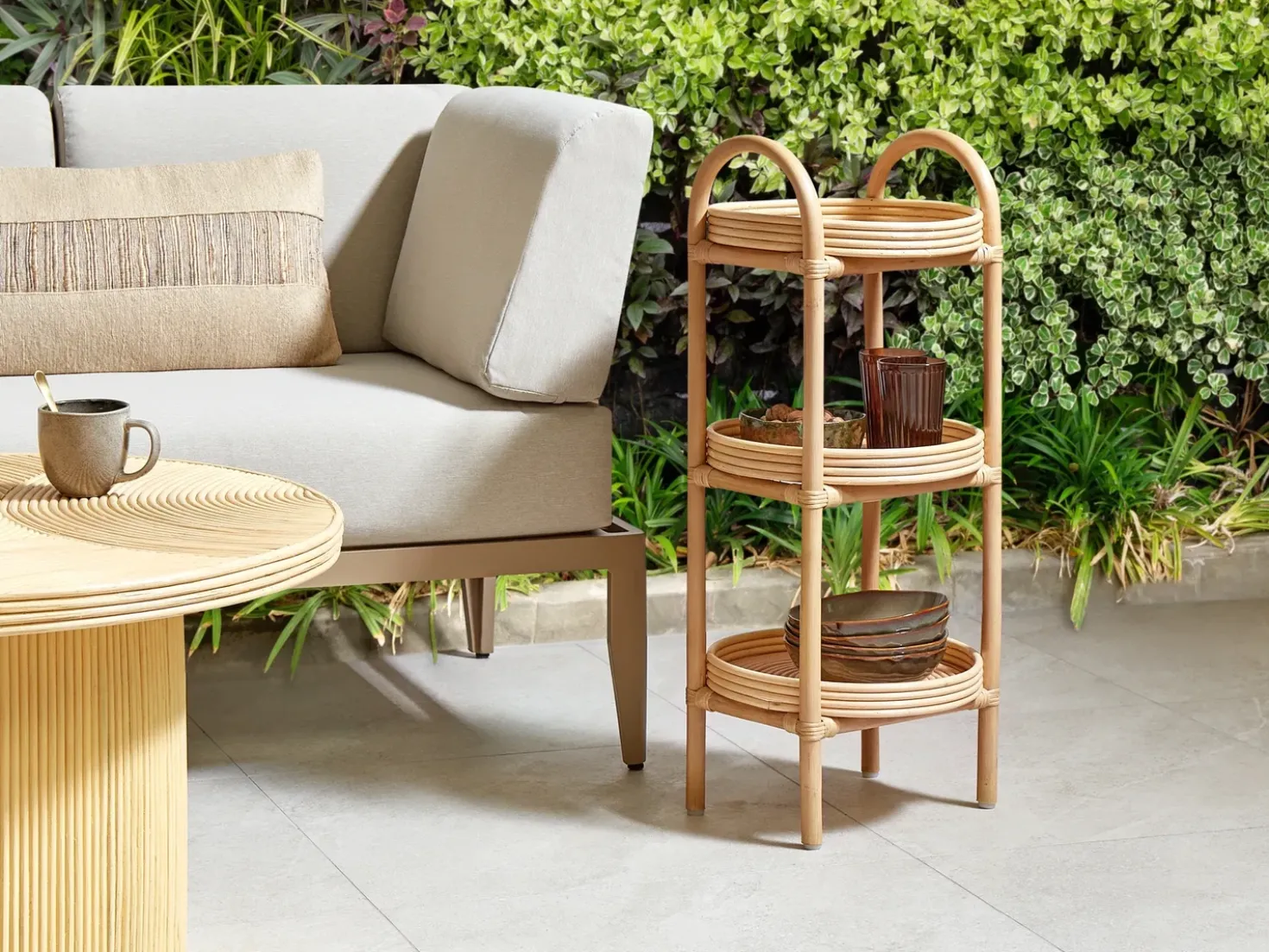 Tavolino TROOLIE Rattan Naturale