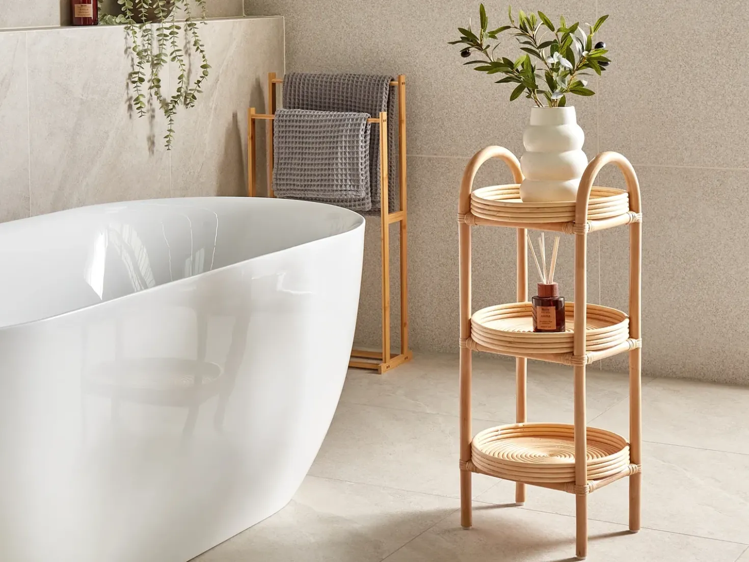 Tavolino TROOLIE Rattan Naturale