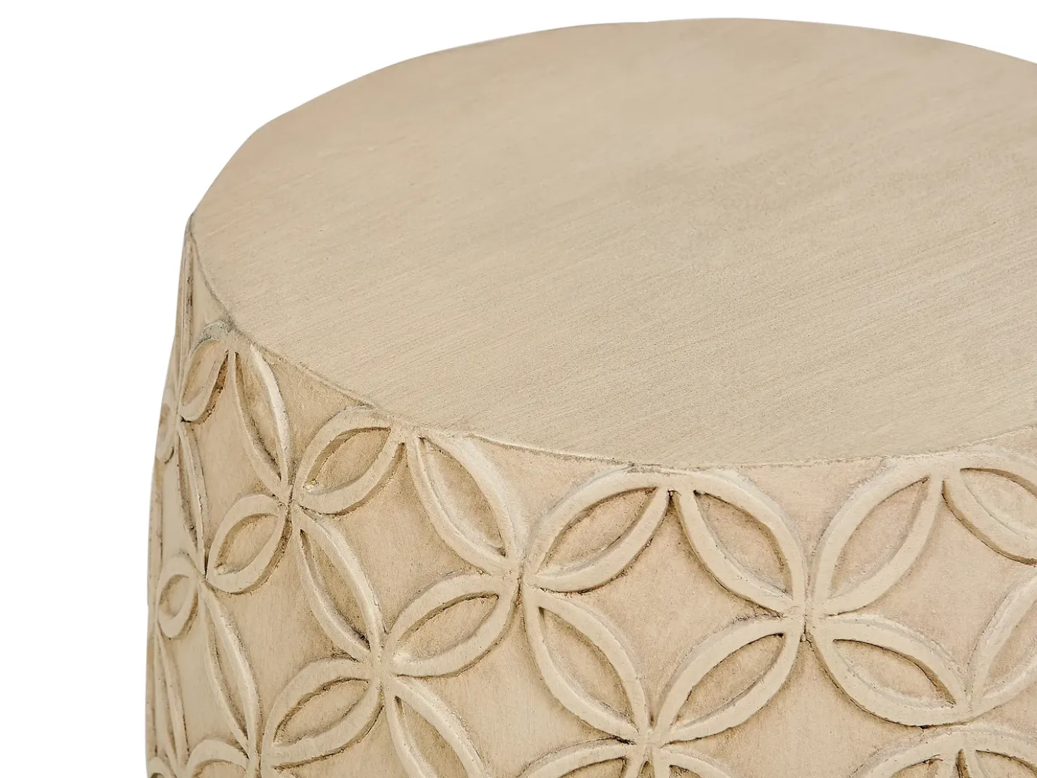 Tavolino ZOGNO 33 cm 33 cm Beige chiaro