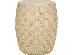 Tavolino ZOGNO 33 cm 33 cm Beige chiaro