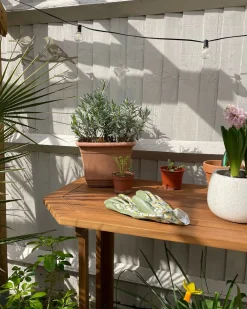 Tavolo da balcone TREIA 110 cm 47 cm Legno d'acacia Marrone