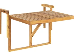 Tavolo da balcone UDINE 70 cm 69 cm Legno d'acacia Marrone