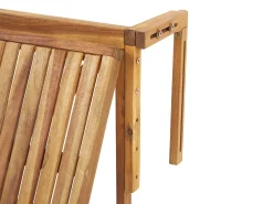 Tavolo da balcone UDINE 70 cm 69 cm Legno d'acacia Marrone
