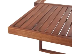 Tavolo da balcone UDINE 70 cm 69 cm Legno d'acacia Marrone