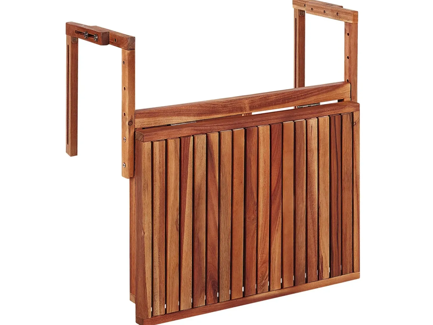 Tavolo da balcone UDINE 70 cm 69 cm Legno d'acacia Marrone
