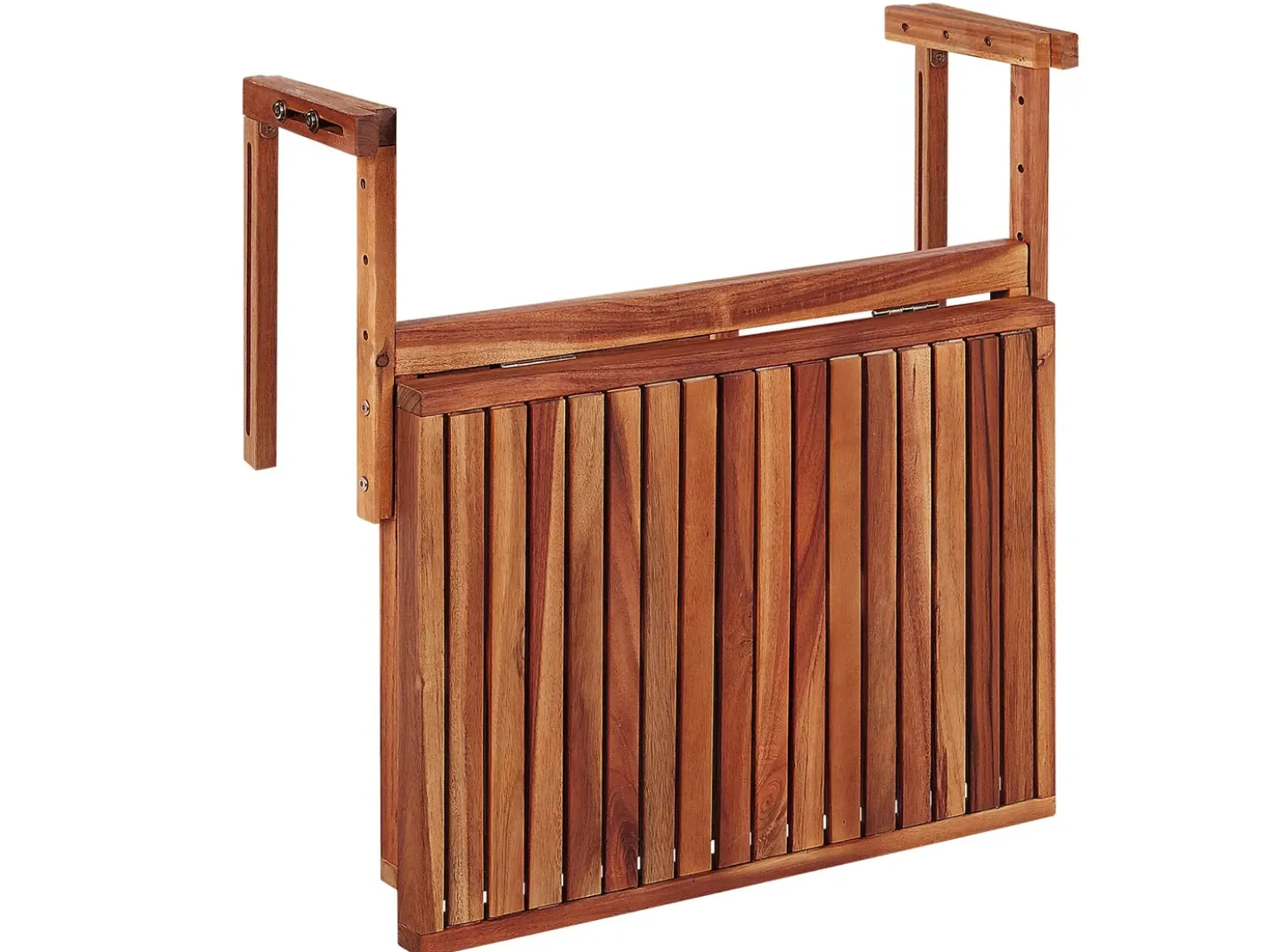 Tavolo da balcone UDINE 70 cm 69 cm Legno d'acacia Marrone