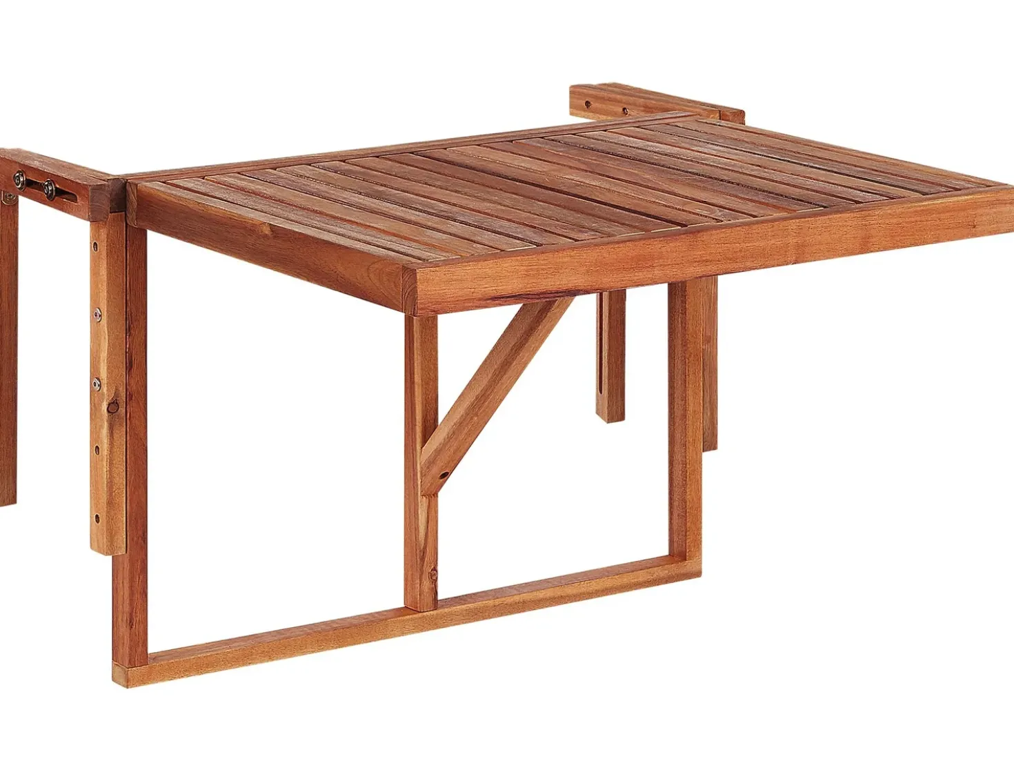 Tavolo da balcone UDINE 70 cm 69 cm Legno d'acacia Marrone