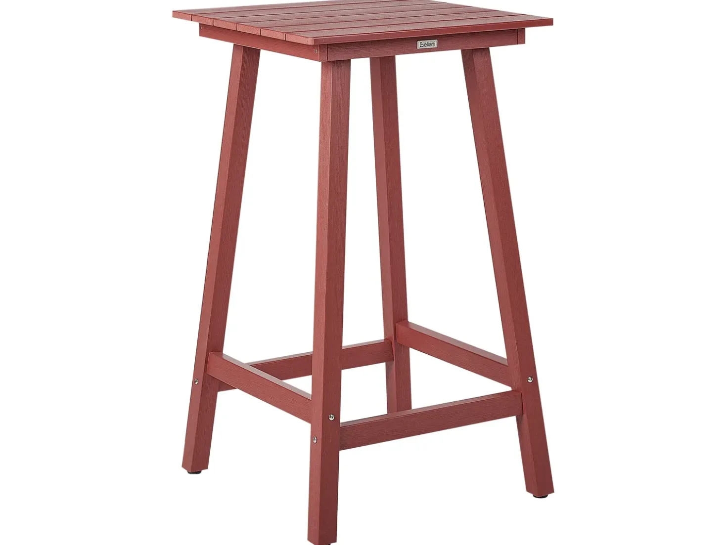 Tavolo da bar da giardino ADIRONDACK 60 cm 59 cm Materiale sintetico Rosso