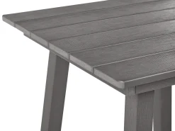 Tavolo da bar da giardino ADIRONDACK 60 cm 59 cm Materiale sintetico Grigio scuro
