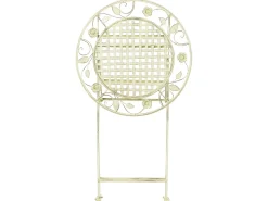 Tavolo da bar da giardino BIVIO 60 cm 60 cm Metallo Verde chiaro