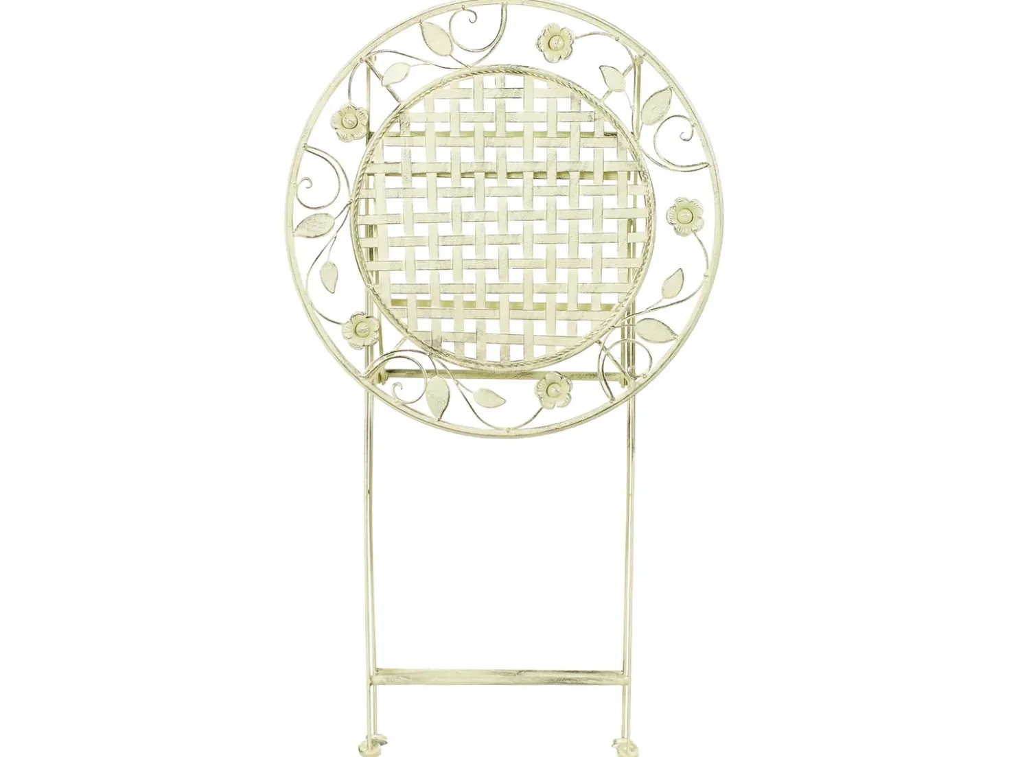Tavolo da bar da giardino BIVIO 60 cm 60 cm Metallo Verde chiaro