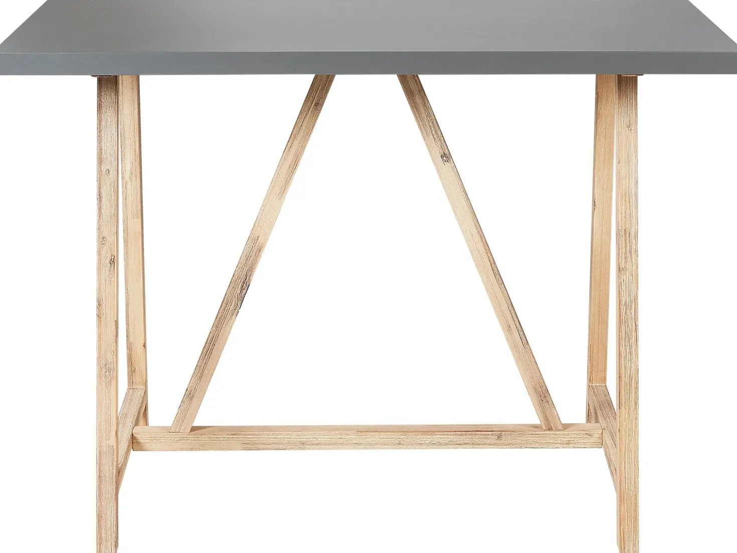 Tavolo da bar da giardino TALAMONE 140 cm 70 cm Grigio