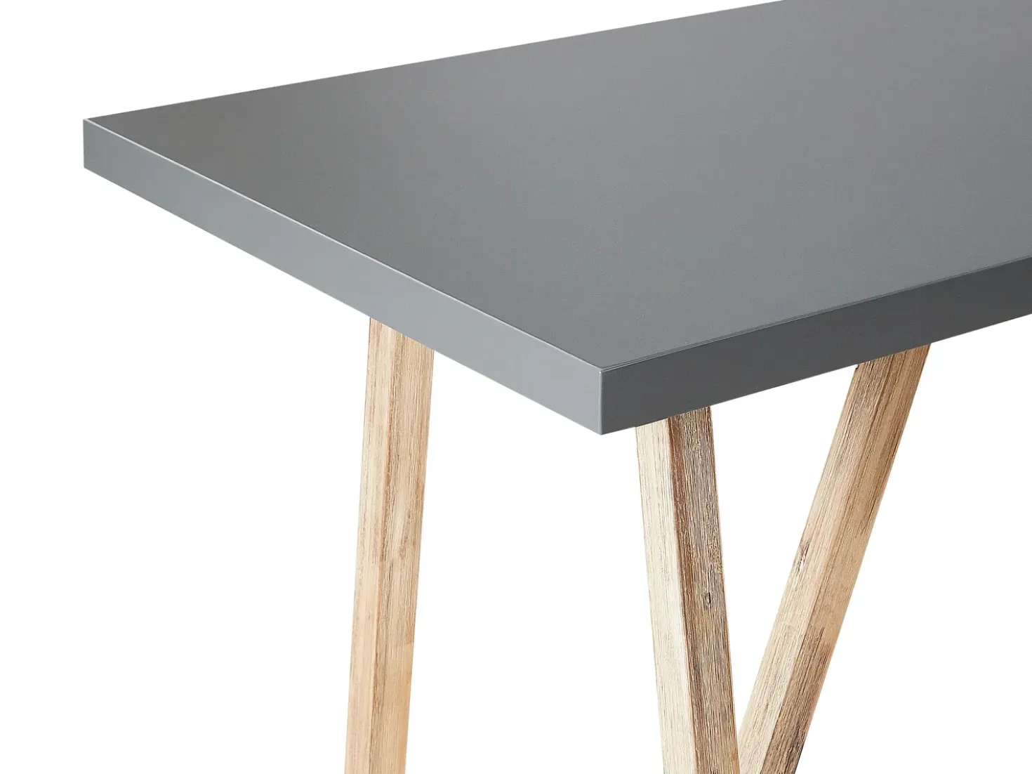 Tavolo da bar da giardino TALAMONE 140 cm 70 cm Grigio